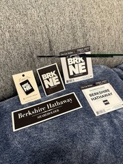 Berkshire Hathaway Shareholder Pin, Decal, Sticker Set